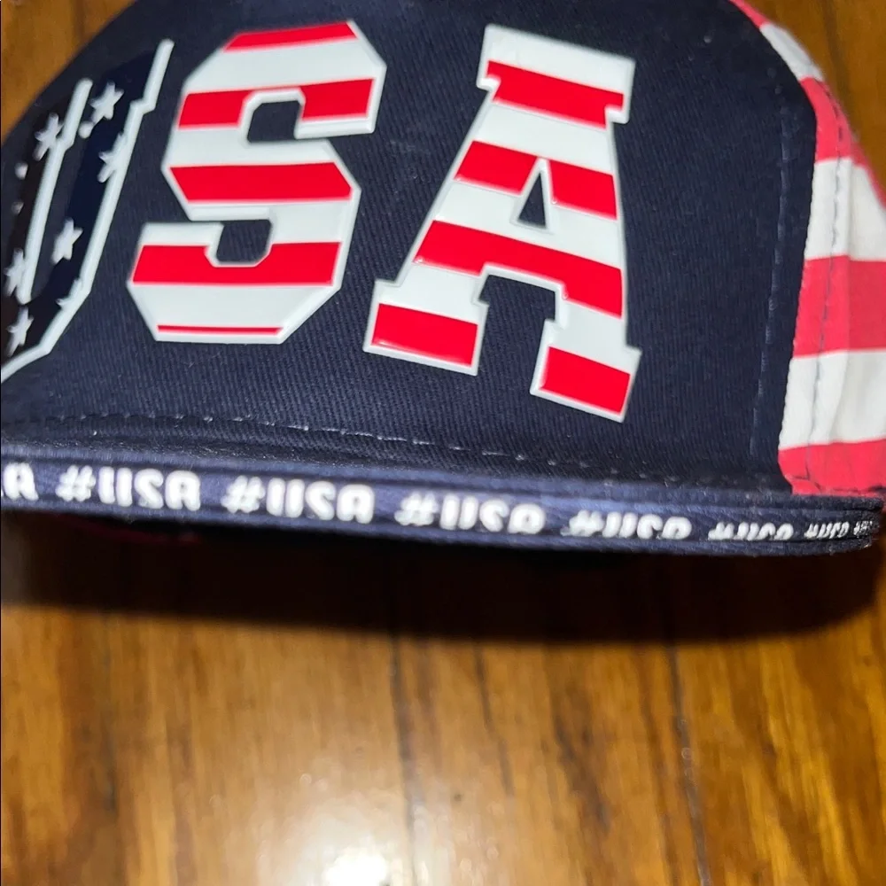 NWT The Children’s Place Kids Patriotic USA Snapback Hat - Navy Red White Small